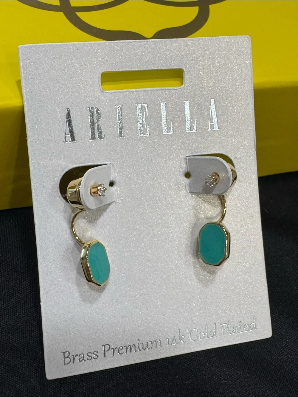 Ariella Turquoise Jacket Earrings NWT